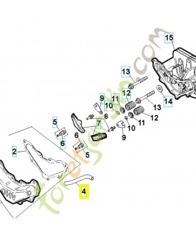 Tuyau 531029556. Pièce de rechange Husqvarna