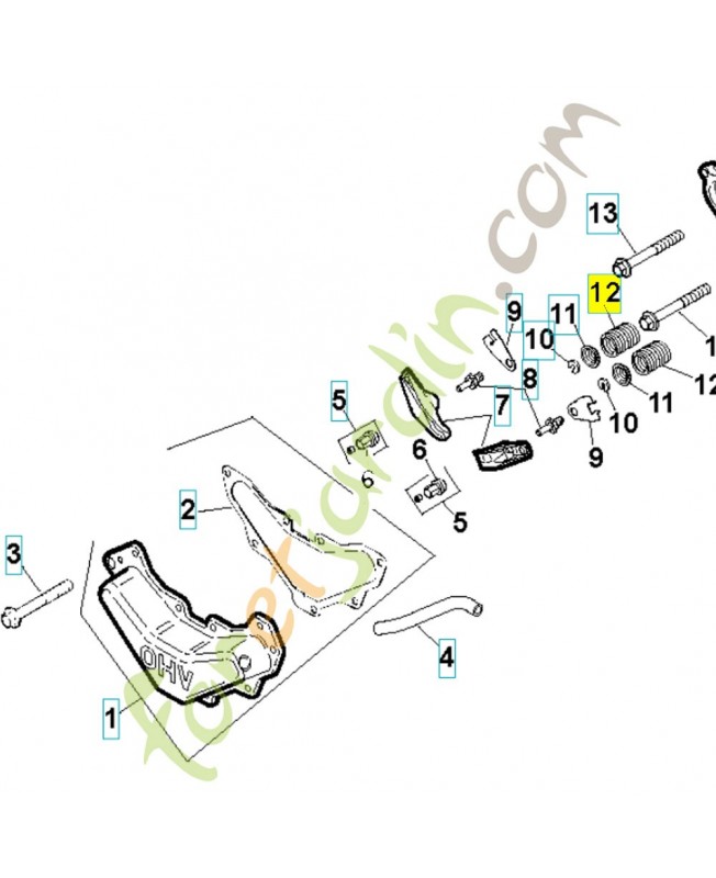 Ressort 531029564. Pièce détachée Husqvarna