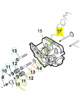 Soupape 531029569. Pièce de rechange Husqvarna