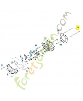 Barre 531029571. Pièce de rechange Husqvarna