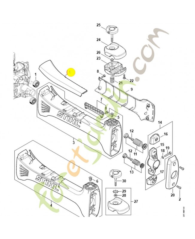Recouvrement 4148-791-7500. Pièce de rechange Sithl / Vicking Recouvrement 4148-791-7500. Pièce de rechange Sithl / Vicking