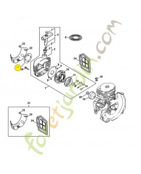 Plaque matricule fs 560c 4148-967-1502. Pièce de rechange Sithl / Vicking