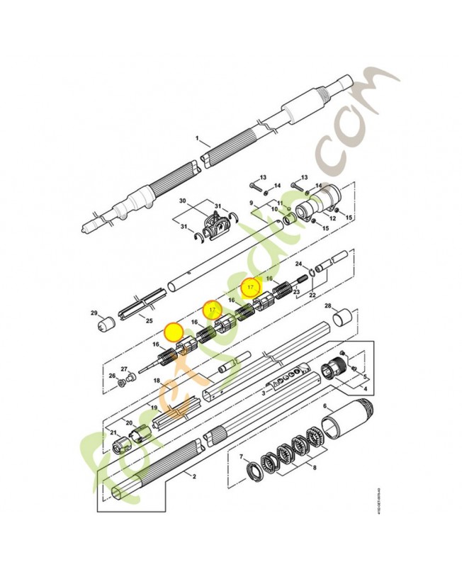 Palier 4182-740-3215. Pièce détachée Stihl / Vicking Palier 4182-740-3215. Pièce détachée Stihl / Vicking