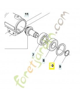 Circlips 735312800. Pièce de rechange Husqvarna