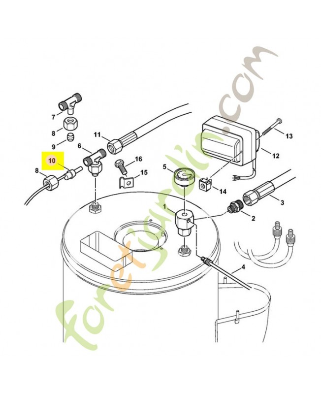 Sonde température 4752-522-1100. Pièce détachée Stihl / Vicking