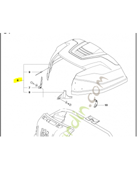 Ensemble capot moteur
