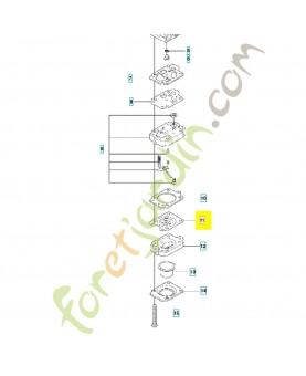 Membrane 544295901. Pièce de rechange Husqvarna