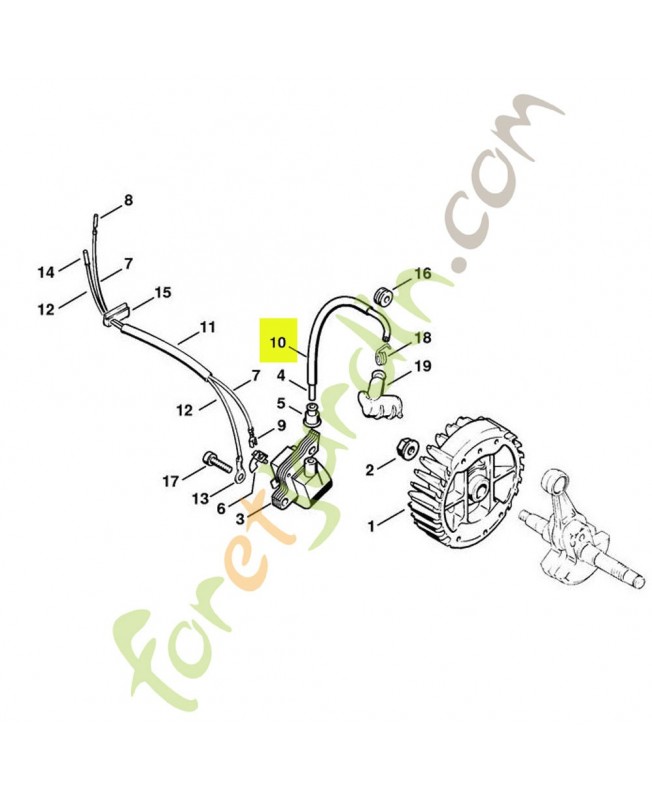 Tuyau isolant Stihl réf. 1117-442-0905