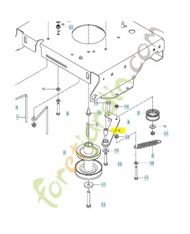 Douille 539115270. Pièce de rechange Husqvarna