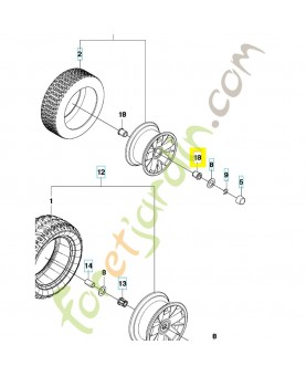 douille 578761201- Pièce de détachée Husqvarna