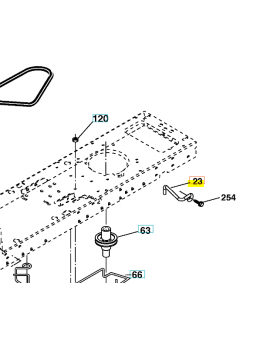 Tige de blocage d'embrayage 532190736