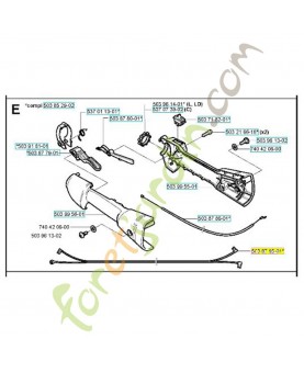 Cable 503878501. Pièce de rechange Husqvarna