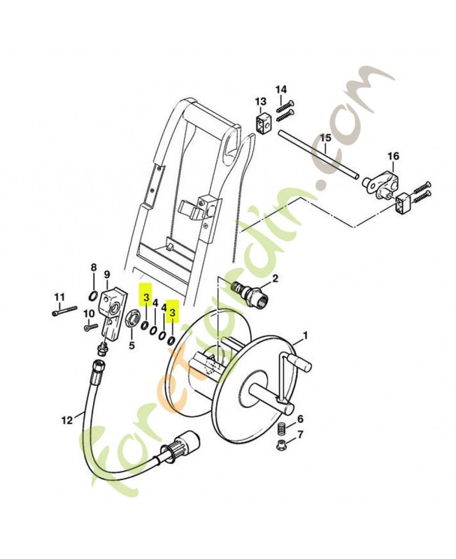 Bague d appui 16,26x2,18
