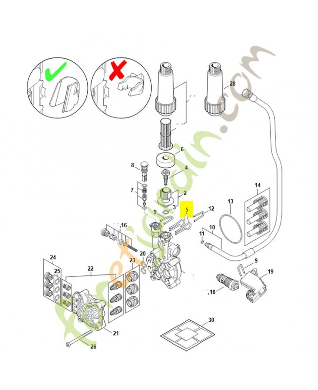 Etrier 4950-701-4602. Pièce détachée Stihl / Vicking Etrier 4950-701-4602. Pièce détachée Stihl / Vicking