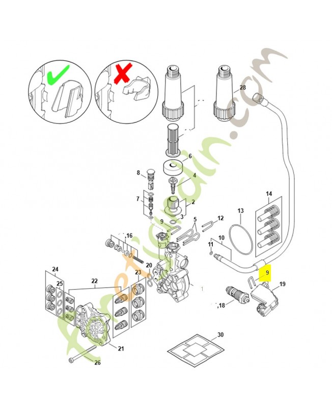 Etrier 4950-701-4600. Pièce détachée Stihl / Vicking Etrier 4950-701-4600. Pièce détachée Stihl / Vicking