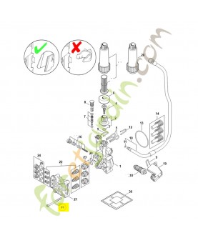 Vis cylindrique 9022-346-1475 Pièce détachée Stihl / Vicking