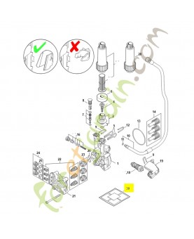Jeu de sachets de graisse 4950-007-1012. Pièce détachée Stihl / Vicking