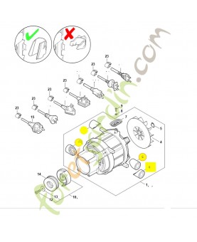 Butoir 4950-602-4300. Pièce détachée Stihl / Vicking