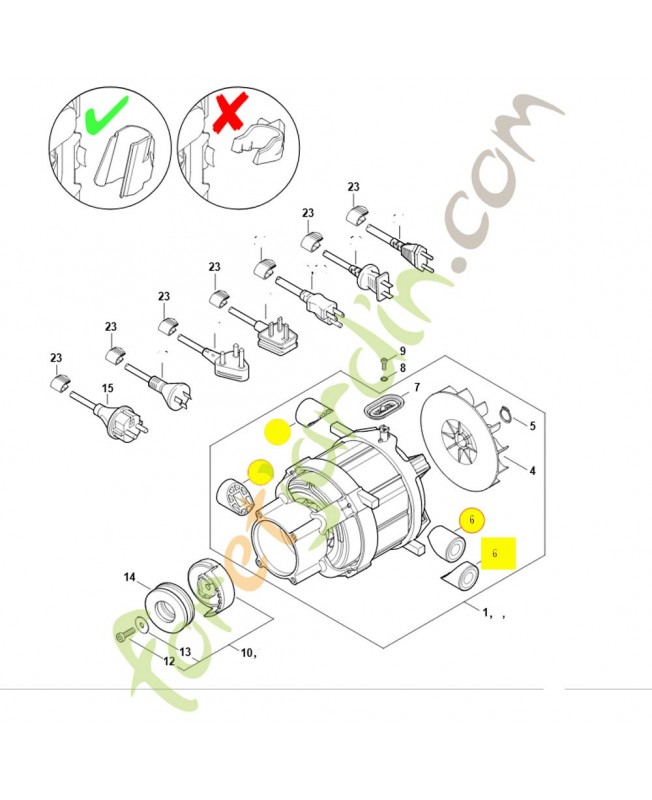 Butoir 4950-602-4300. Pièce détachée Stihl / Vicking