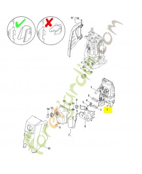 Vis cylindrique is p5x18 9074-478-4129. Pièce détachée Stihl / Vicking