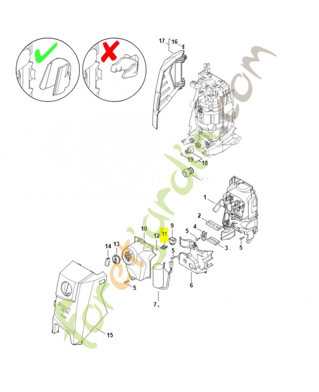 Came de commande 4950-435-4100. Pièce détachée Stihl / Vicking Came de commande 4950-435-4100. Pièce détachée Stihl / Vicking