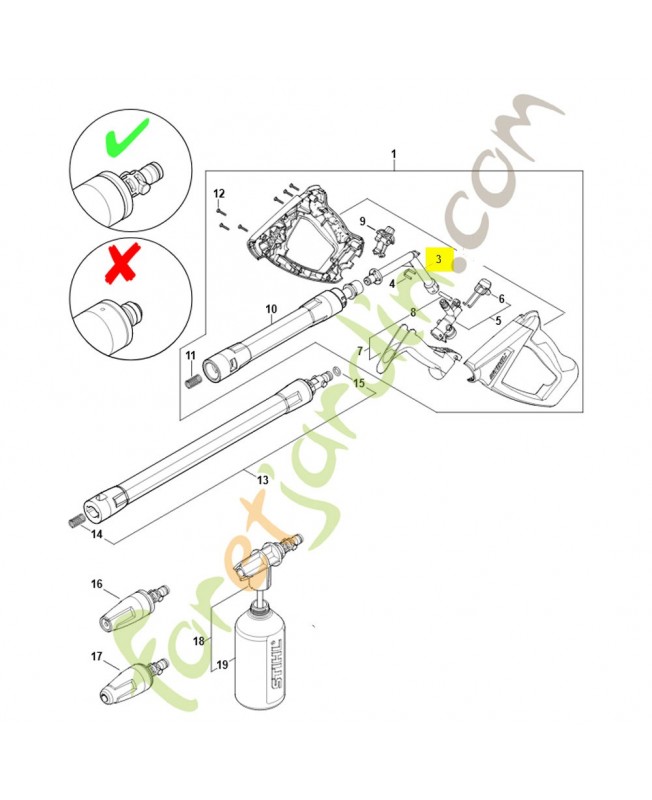 Tube coudé 4930-500-2200. Pièce détachée Stihl / Vicking Tube coudé 4930-500-2200. Pièce détachée Stihl / Vicking
