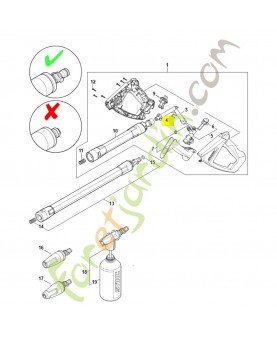Etrier 4930-505-0900. Pièce détachée Stihl / Vicking
