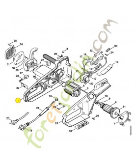 Carter moteur mse 220c 1207-602-1204. Pièce de rechange Sithl / Vicking