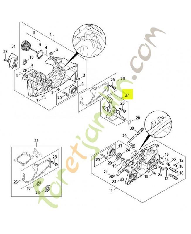 Vilebrequin Stihl ref. 1142-030-0402