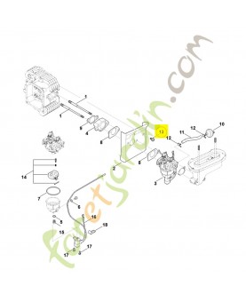 Vis 0004-951-9712. Pièce détachée Stihl / Vicking