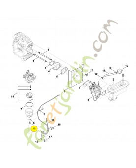 Vis 0004-951-9718 . Pièce détachée Stihl / Vicking
