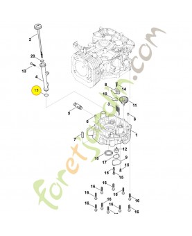 Anneau de joint 0004-992-5505. Pièce détachée Stihl / Vicking