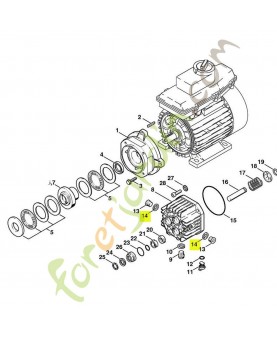 Anneau de joint 17x23x7