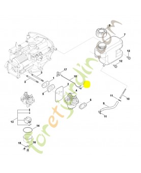 Support 0004-182-2101. Pièce détachée Stihl / Vicking