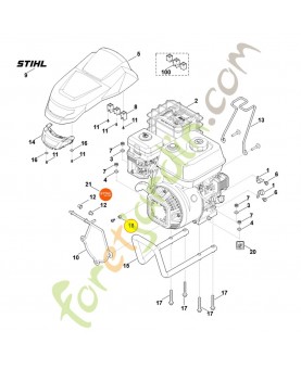 Douille 0004-084-6400. Pièce détachée Stihl / Vicking