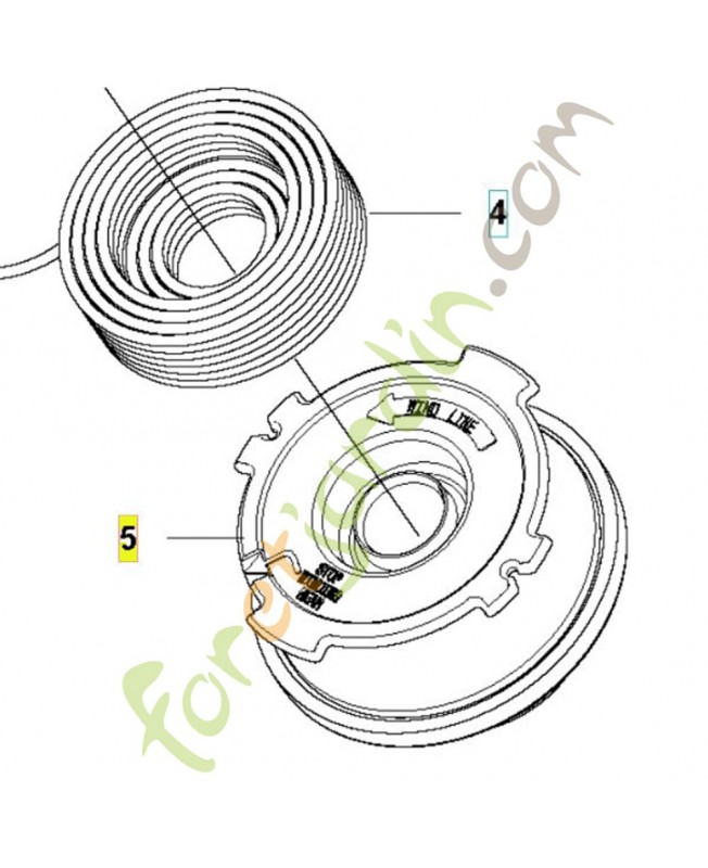 BOBINE DE FIL A ALIMENTATION MANUELLE