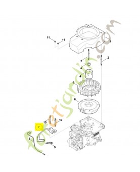 Module d'allumage 0004-400-1312. Pièce détachée Stihl / Vicking