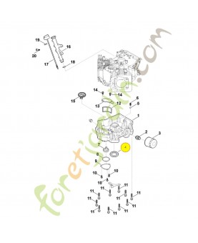 Anneau de joint 0004-992-5507. Pièce détachée Stihl / Vicking