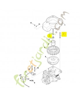 Boulon 0004-028-1210. Pièce détachée Stihl / Vicking