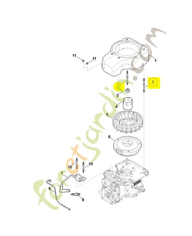 Boulon 0004-028-1210. Pièce détachée Stihl / Vicking Boulon 0004-028-1210. Pièce détachée Stihl / Vicking