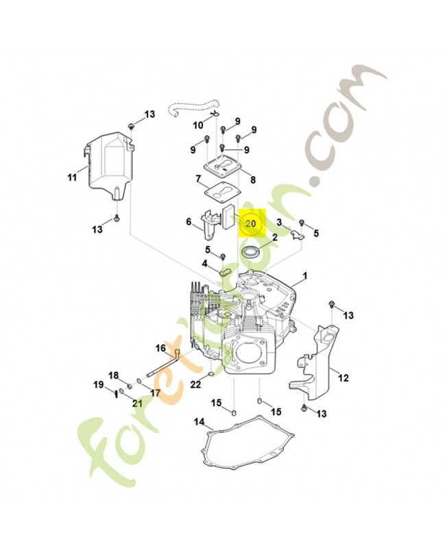 Filtre à huile 0004-020-9601. Pièce détachée Stihl / Vicking Filtre à huile 0004-020-9601. Pièce détachée Stihl / Vicking