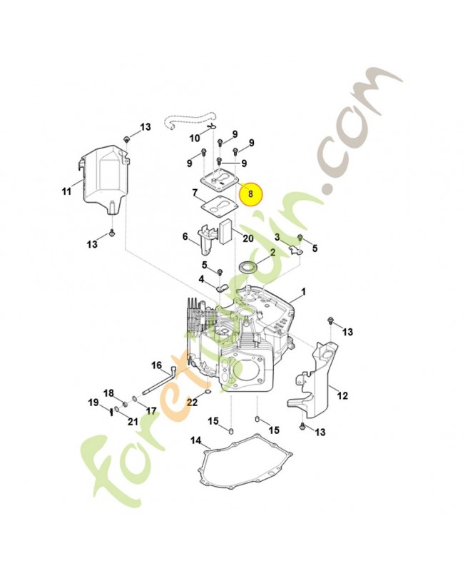 Recouvrement 0004-021-1702. Pièce détachée Stihl / Vicking Recouvrement 0004-021-1702. Pièce détachée Stihl / Vicking