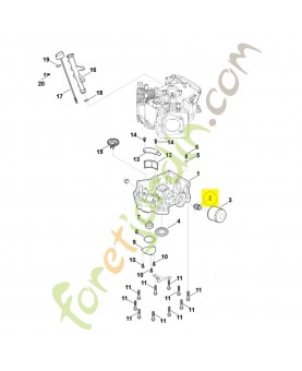 Pièce intermédiaire 0004-021-2700. Pièce détachée Stihl / Vicking