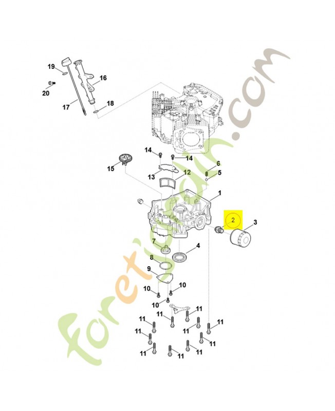 Pièce intermédiaire 0004-021-2700. Pièce détachée Stihl / Vicking Pièce intermédiaire 0004-021-2700. Pièce détachée Stihl / Vicking