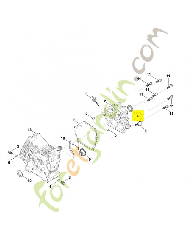 Anneau de joint 0004-021-5601. Pièce détachée Stihl / Vicking Anneau de joint 0004-021-5601. Pièce détachée Stihl / Vicking