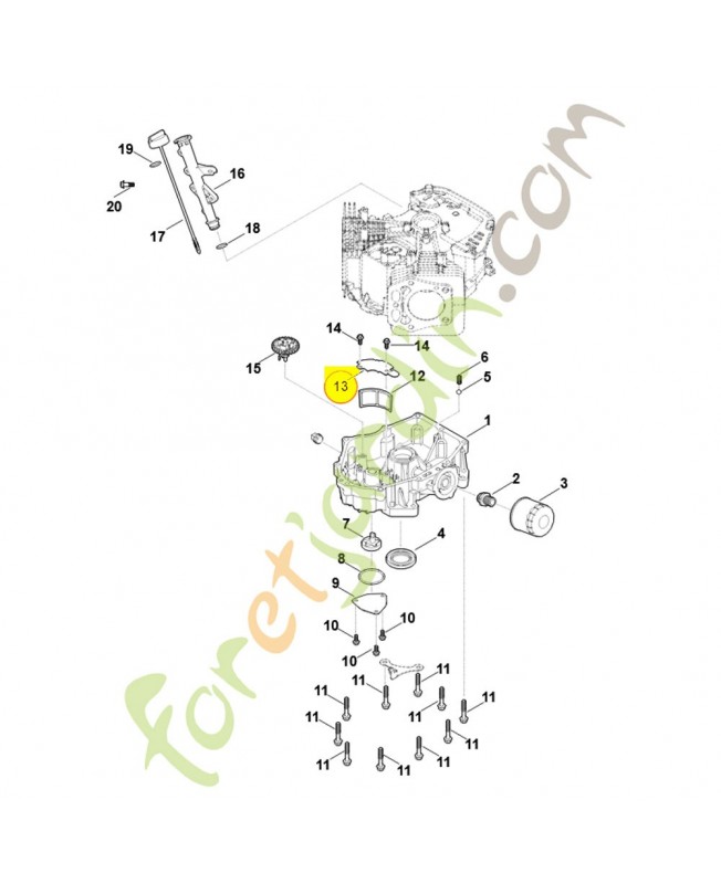 Crampon 0004-021-8901. Pièce détachée Stihl / Vicking Crampon 0004-021-8901. Pièce détachée Stihl / Vicking