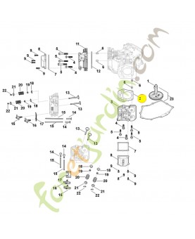 Joint de culasse 0004-029-2501. Pièce détachée Stihl / Vicking