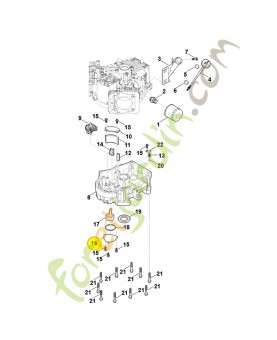 Recouvrement 0004-028-2903. Pièce détachée Stihl / Vicking