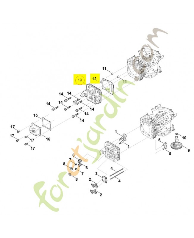 Jeu de joints 0004-007-1607. Pièce détachée Stihl / Vicking Jeu de joints 0004-007-1607. Pièce détachée Stihl / Vicking