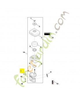 Tuyau 0004-028-0600. Pièce détachée Stihl / Vicking